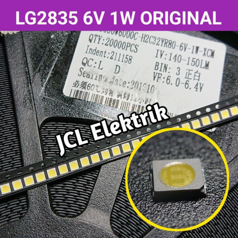 mata LED smd 3v 1 watt isi 10 biji