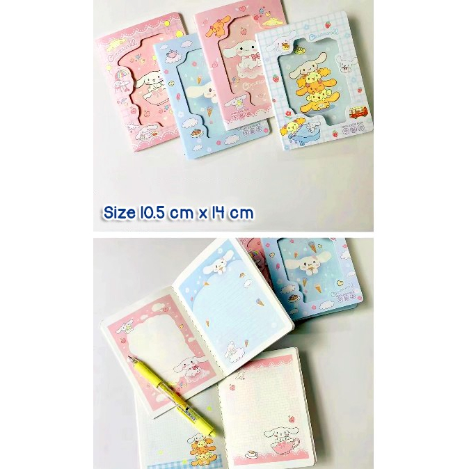 MINI NOTEBOOK SANRIO ATS ALAT TULIS SEKOLAH BUKU CATATAN SANRIO MEMO SANRIO STRAWBERRY BEAR KUROMI MINI BOOK BUKU MEMO KECIL CINAMORROL MINI DIARY SANRIO @banyak