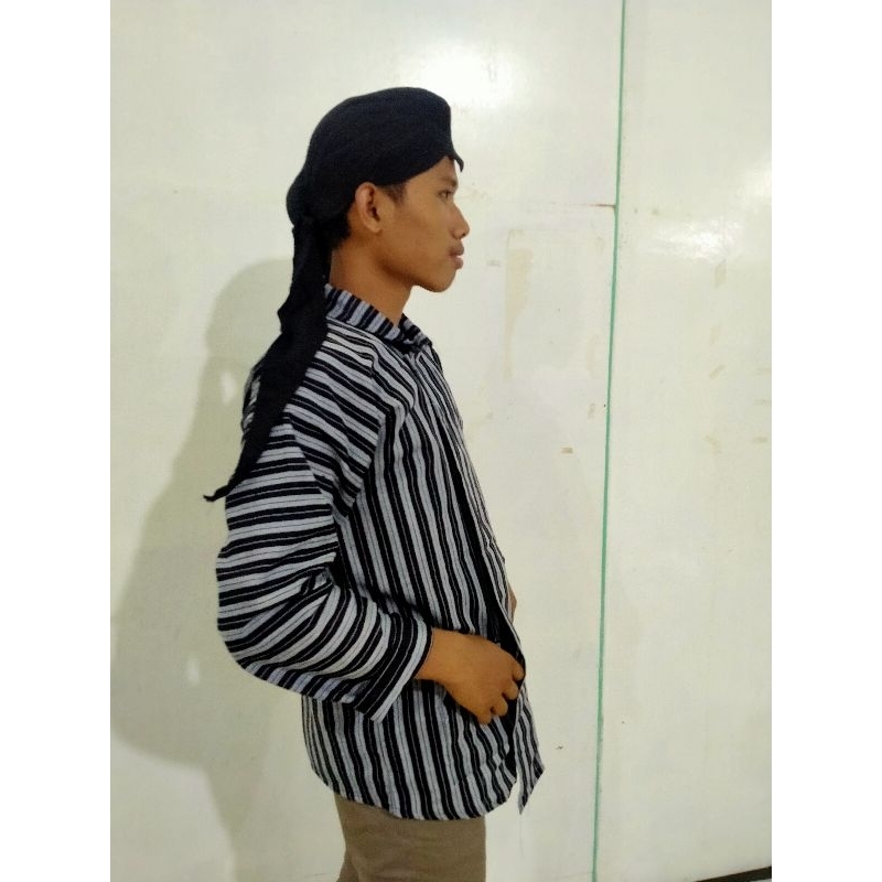 Blangkon Hitam Polos Sliwir/Blangkon Jogja Hitam Polos