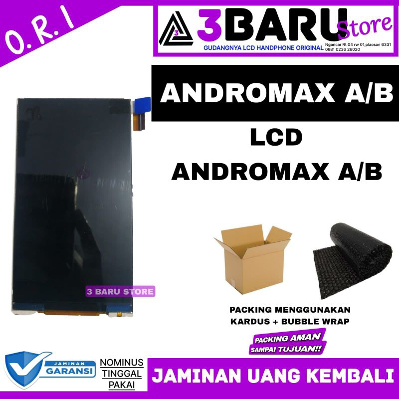 LCD ANDROMAX A/B lcd andromax a, lcd andromax b original