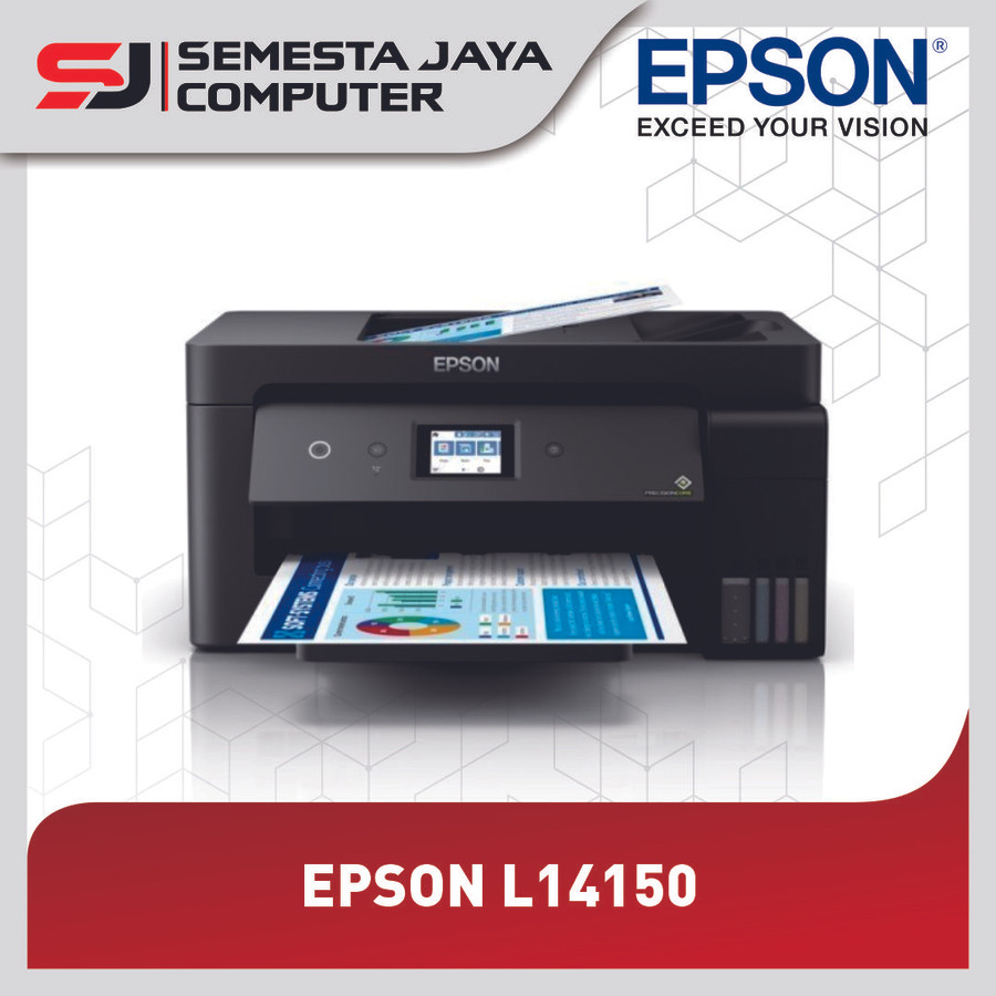 Printer Epson Ink Tank EcoTank L14150 A3+ WiFi Print Scan Copy Duplex