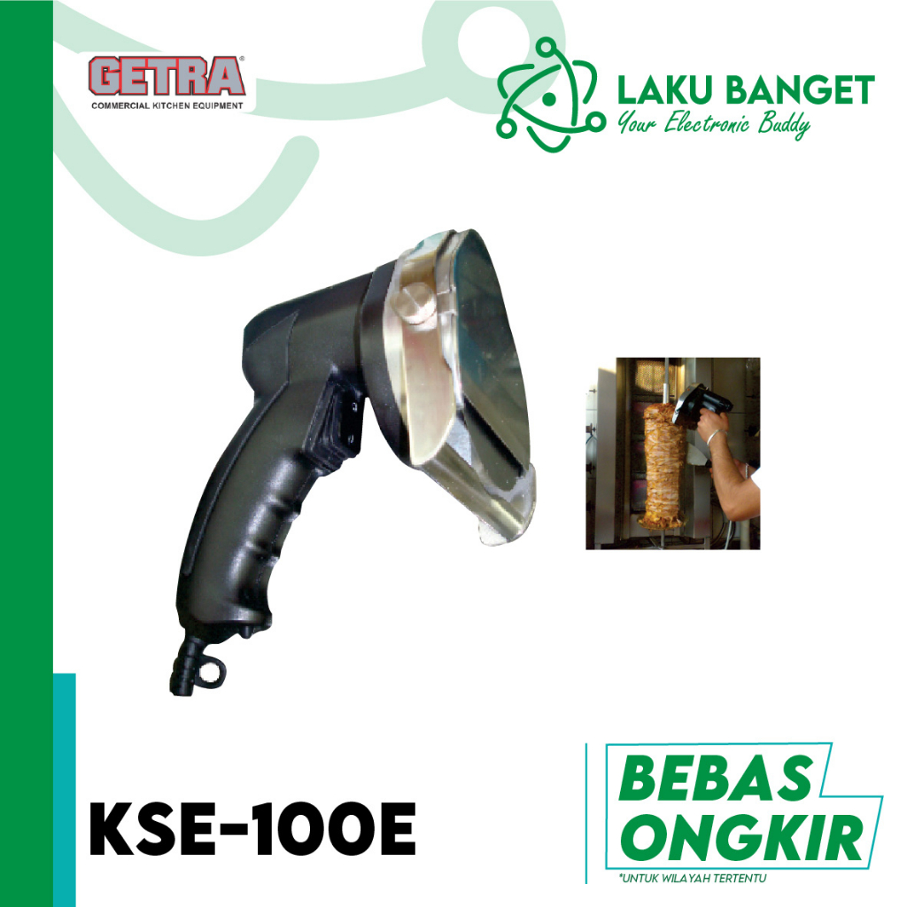 GETRA Kse-100e Electric Kebab Slicer / Pengiris Daging Kebab
