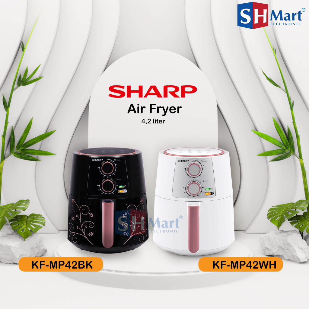 AIR FRYER SHARP KAPASITAS 4,2 LITER KF-MP42BK / KF-MP42WH GARANSI RESMI