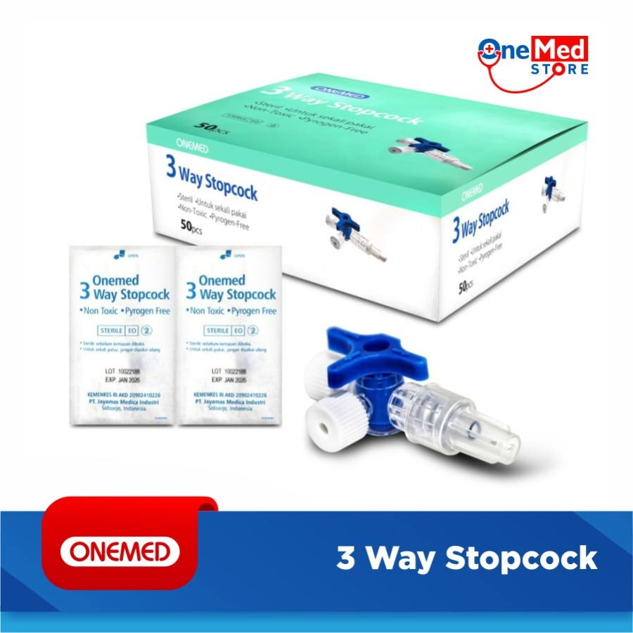 Three Way Stopcock 3way Stopcock Onemed Box Isi 50 Pcs