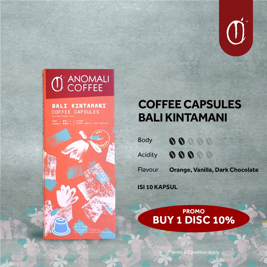 

NO_MORE Anomali Coffee Capsules Bali Kintamani