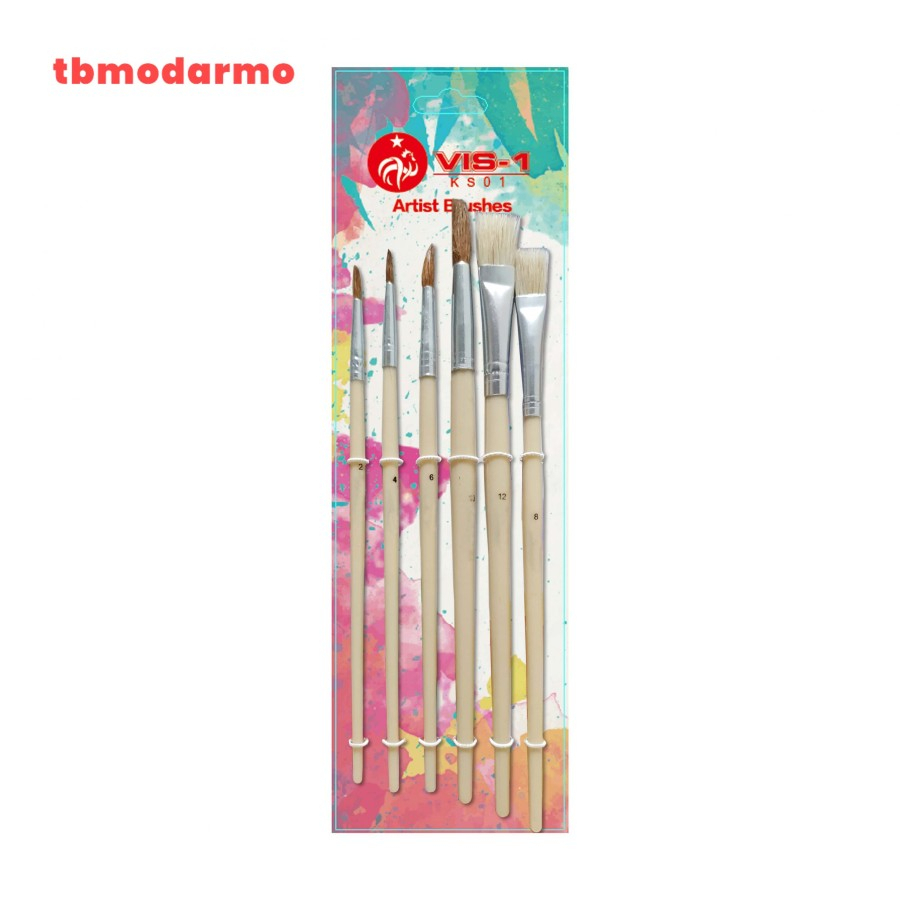 Tbmo Vis-1 Kuas Artish Brush KS01 / Kuas Lukis