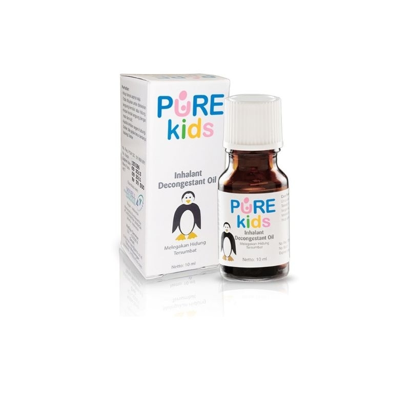 PUREKIDS Inhalant Decongestant Oil 10ml Pilek Hidung Tersumbat Pure Kids 10 ml