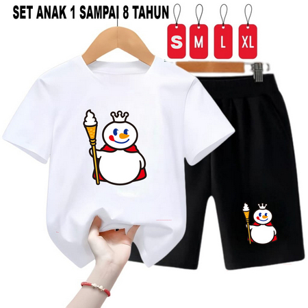 NOONA - setelan anak / 1 sampai 8 tahun / set anak murah berkualitas XUE-PUTIH