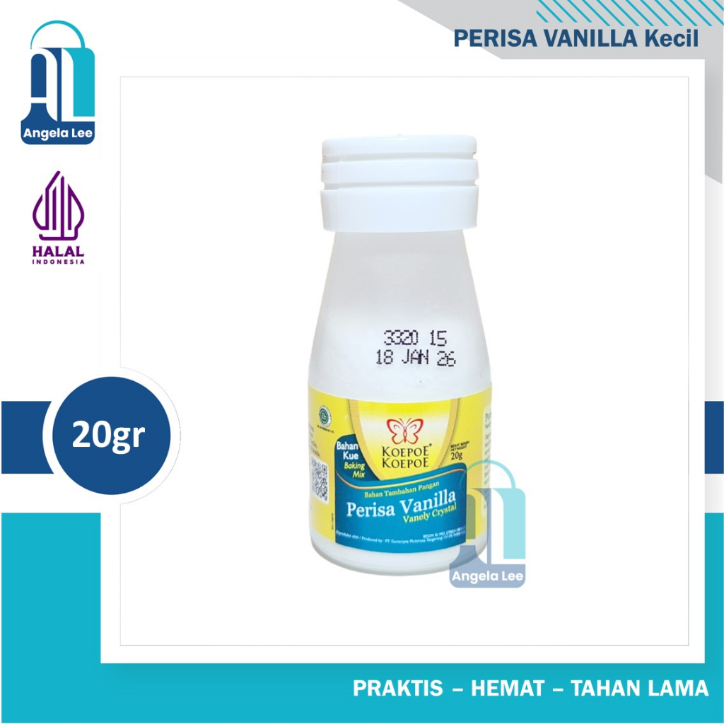 

Koepoe Koepoe Perisa Vanilla Vanila Makanan Bahan Kue Baking Mix 20gr