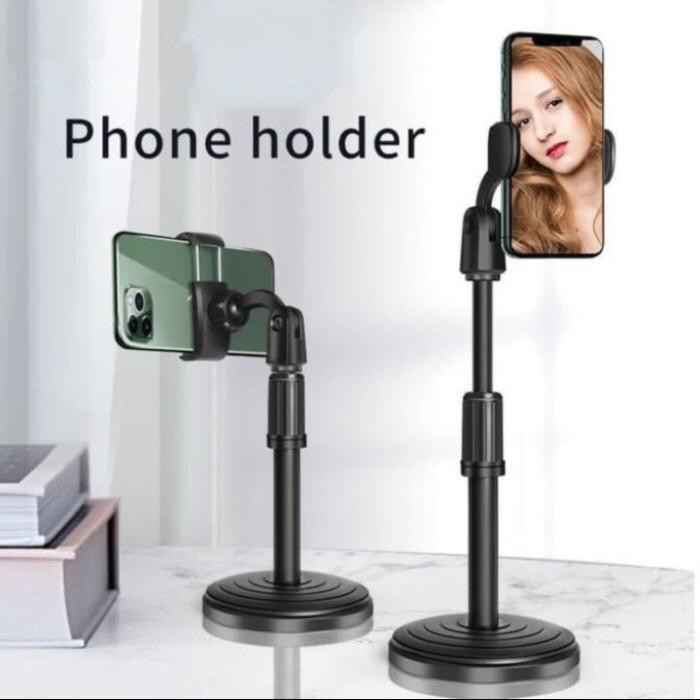 STAND HOLDER HP PUTAR 360 KUAT DAN BERAT KUALITAS BAGUS UNTUK LIVE