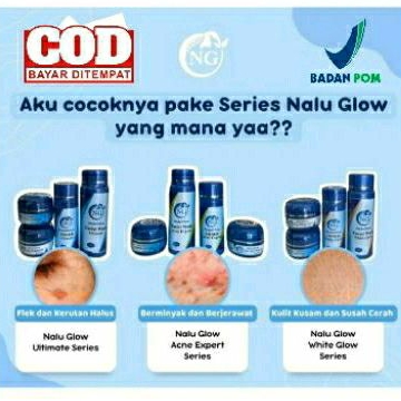 Nalu Glow Skincare Beauty Glowing Whitening Series