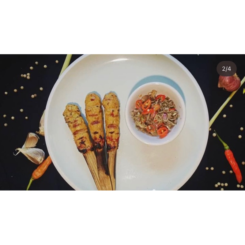 

Sate lilit Bali (Ayam) (5 tusuk)