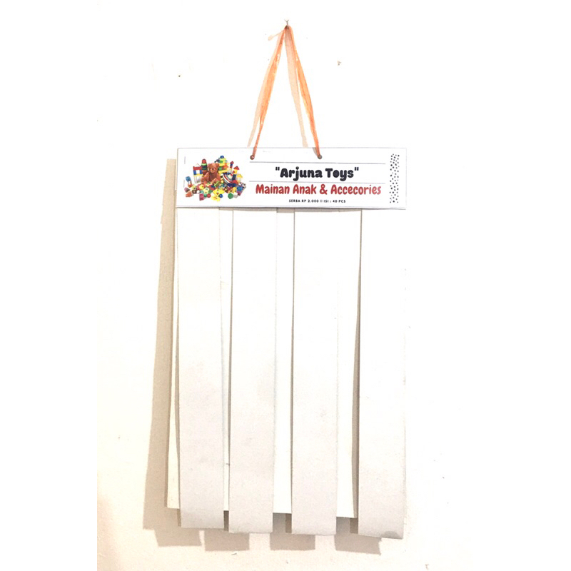 PAPAN MAINAN RENTENGAN ISI 40 pcs