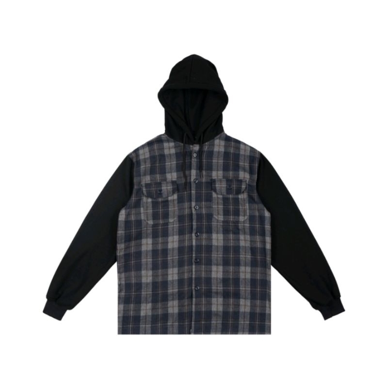 flanel hoodie mrjn