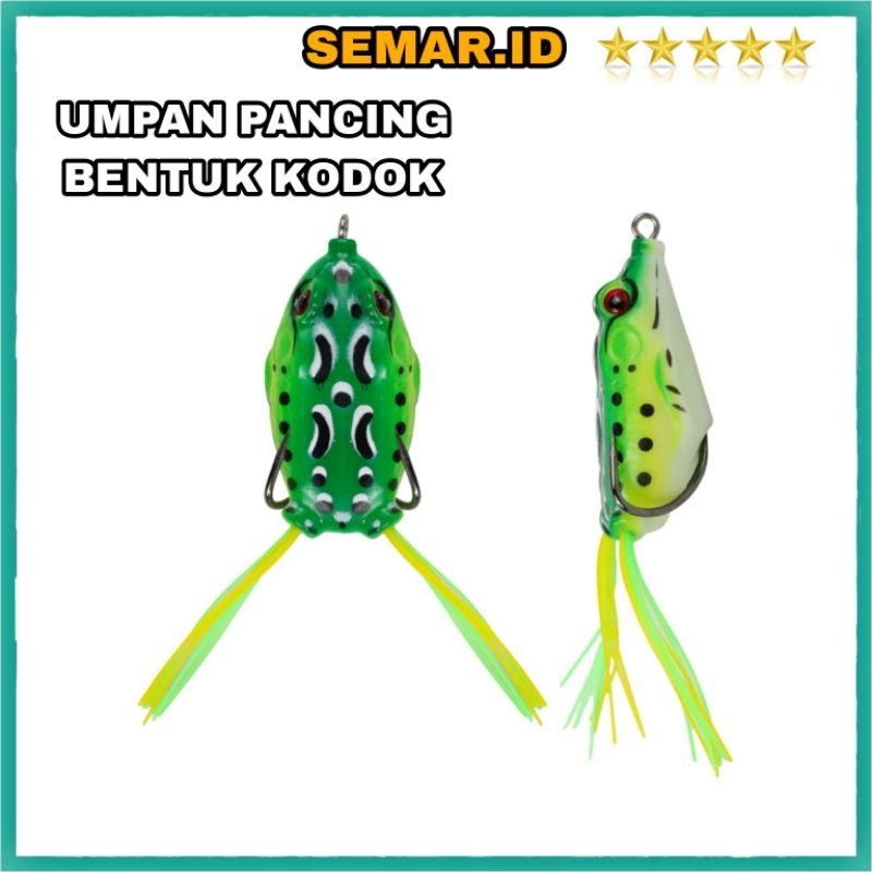 Umpan Pancing Silikon Bentuk Kodok - UMK01 - Green