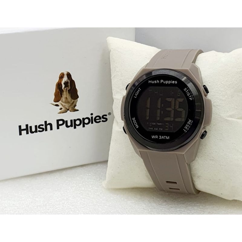 (BISA COD) Jam Tangan Wanita Digital /Fhasion Cewek HUSH PUPPIES  STRAP Rubber Termurah