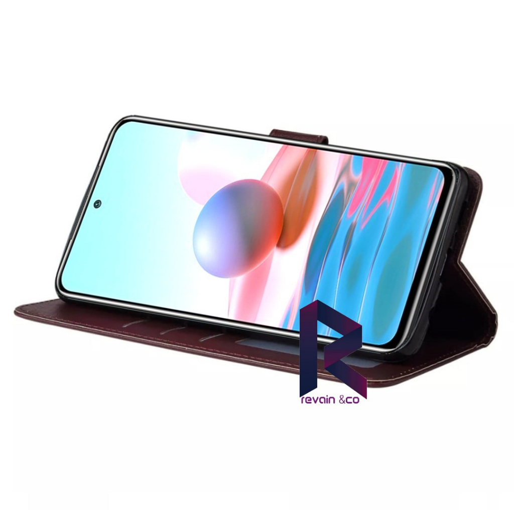 FLIP COVER New REALME C55 FLIP WALLET LEATHER KULIT PREMIUM SARUNG BUKA TUTUP KESING HP FLIP CASE REALME C55