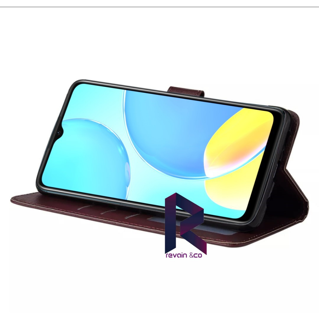 FLIP COVER New REALME C30S FLIP WALLET LEATHER KULIT PREMIUM SARUNG BUKA TUTUP KESING HP FLIP CASE REALME C30S