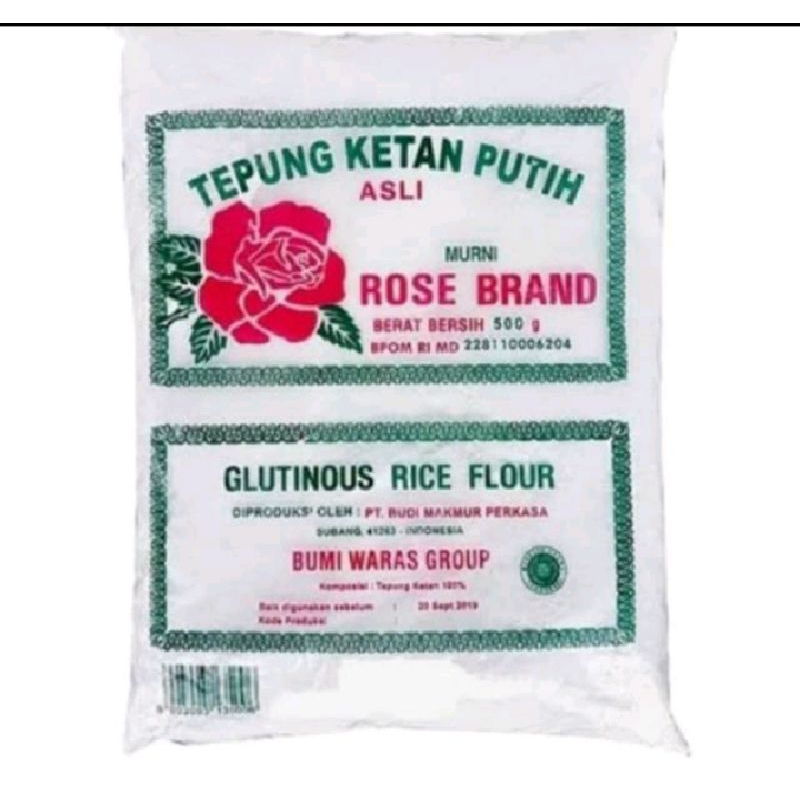 

tepung ketan dan tepung beras rose brand 500gr