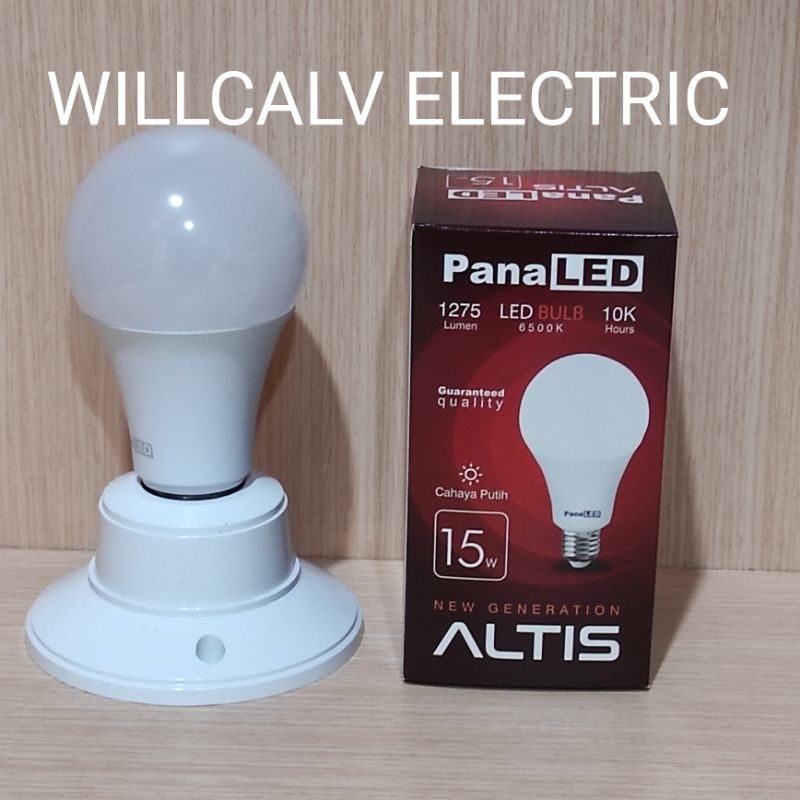 Paket 10 pc Lampu led bulb PANALED ALTIS 15W cahaya putih E27 6500K