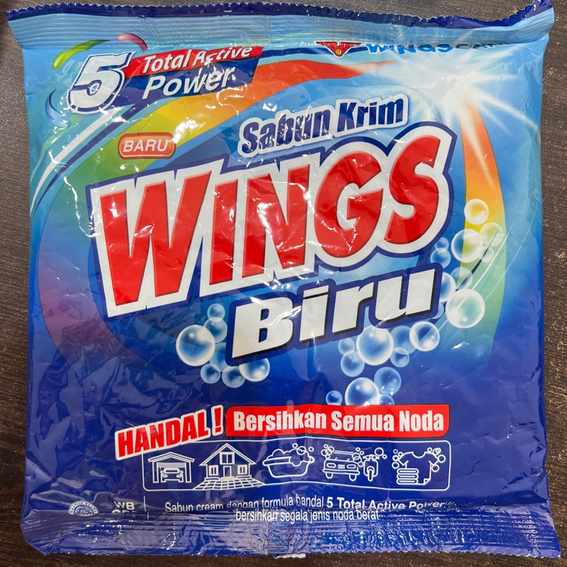 Sabun Krim Jemek Wings Biru WB 900 K