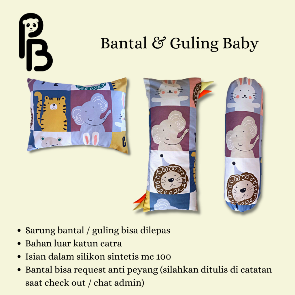 Precious Baby | Guling Bayi 2 in 1 Premium / Pillow Hug | Kain Katun Jepang | Microfiber Impor | Bisa Pilih Motif | Baby Pillows | Guling Baby | Baby Bolster | Guling Anak | Guling Kids | Guling Precious Baby | Souvenir Baby / Hadiah Bayi