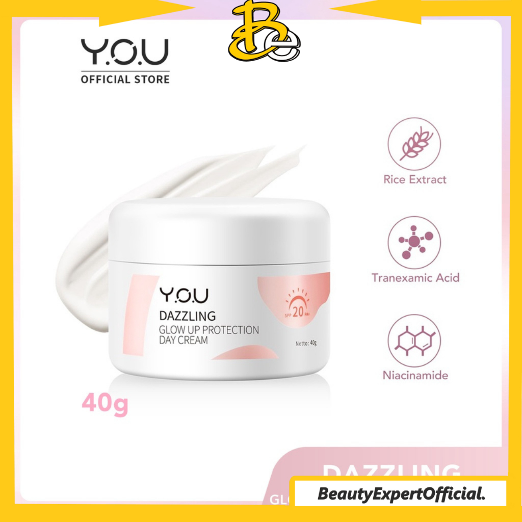 ⭐️ Beauty Expert ⭐️ YOU Dazzling Glow Up Protection Day Cream 40 Gr | Serum Night Cream 40 Gr