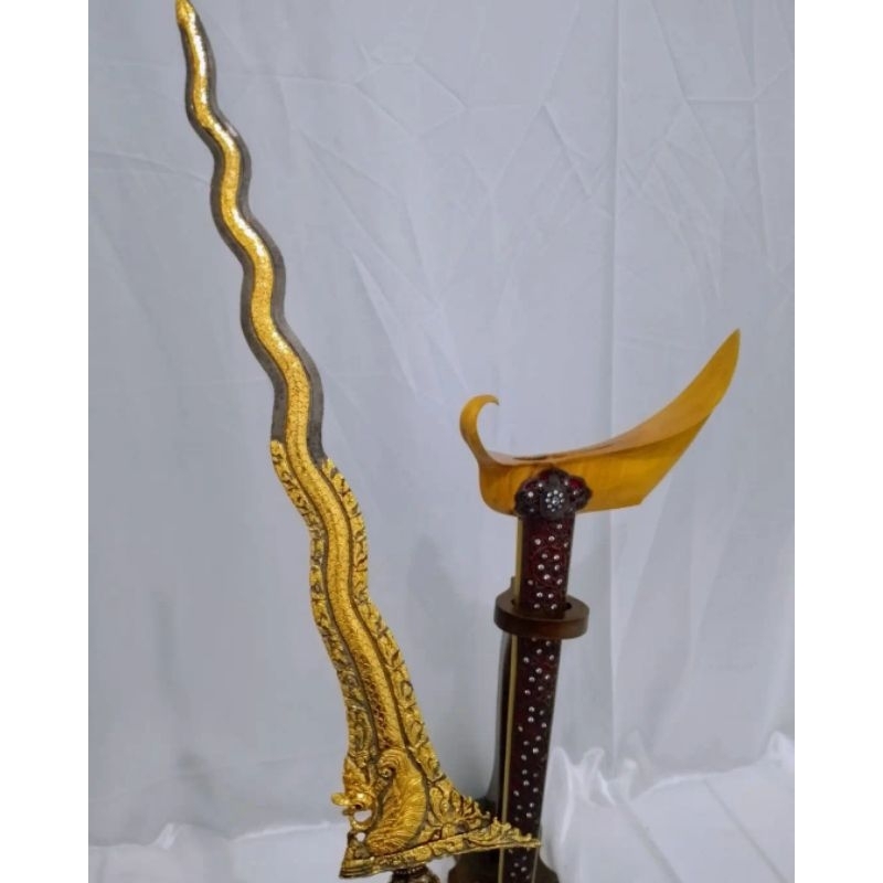 Keris Nogo Manglar Kinatah Emas