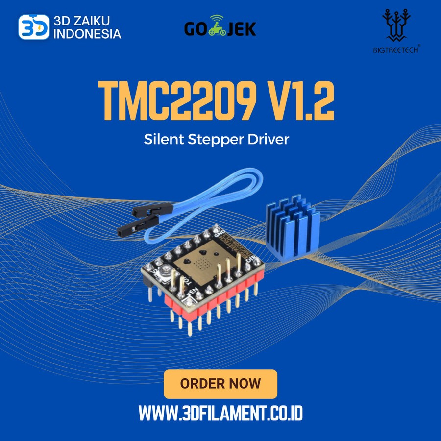 Original BigTreeTech TMC 2209 TMC2209 V1.2 UART Mode Stepper Driver