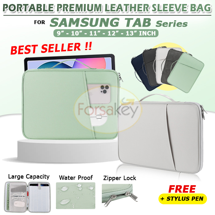 Storage Bag Samsung Galaxy Tab Tablet S8 Ultra S7 FE Plus S6 Lite S5e S4 S5 S6 A8 A7 A6 10.4 10.1 10