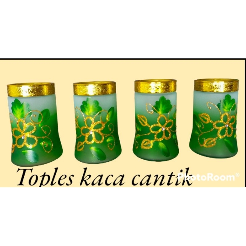 Toples Kaca Kue Kering
