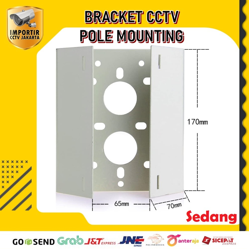 Bracket CCTV Pole Mounting / Bracket Tiang ICJ