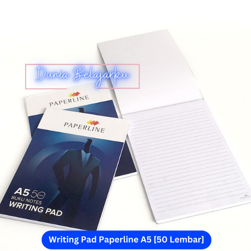 

Writing Pad Paperline A5 [50 Lembar] / Notebook Memo / Block Note