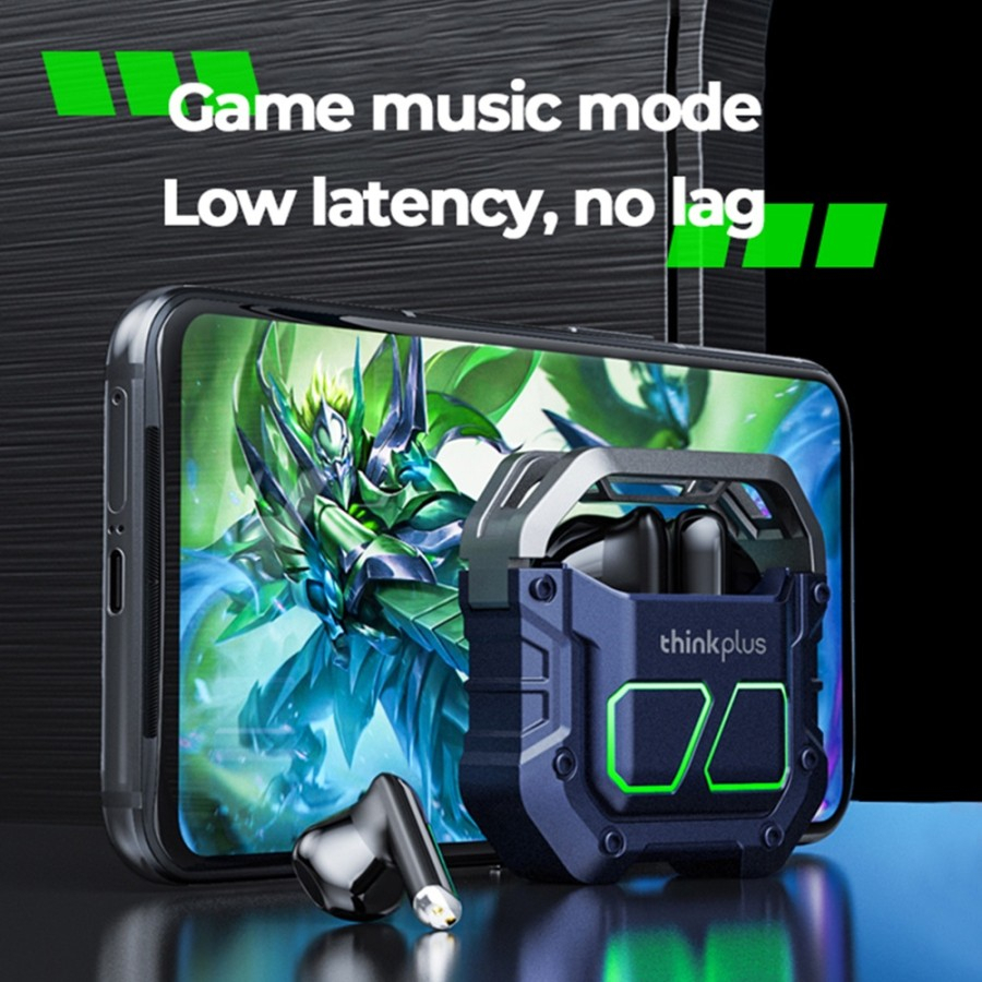 Thinkplus Lenovo XT81 Bluetooth Earphone Tws Gaming Low Latency