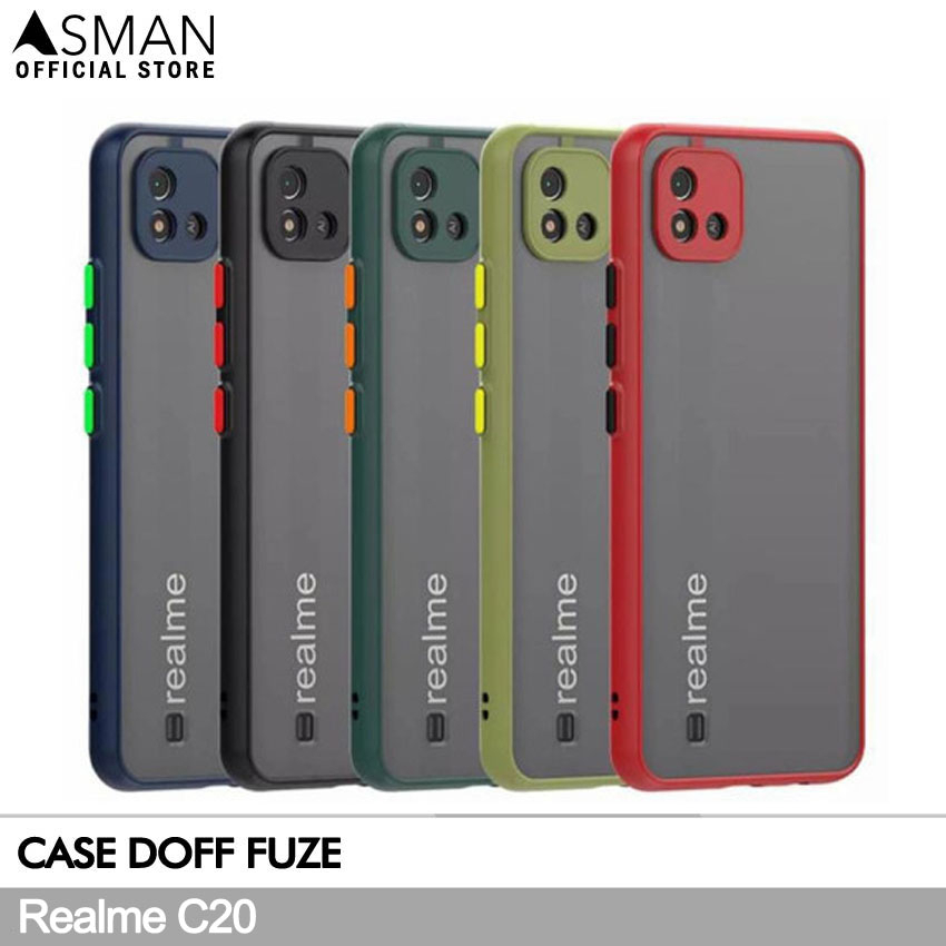 Asman Case Realme C20 Fuze Premium Shield Protector