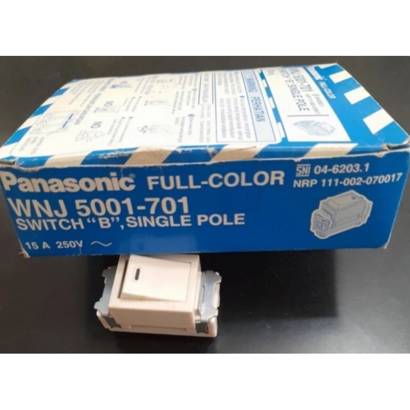 Mata Saklar Engkel Tunggal Panasonic WNJ 5001 701 5001-701