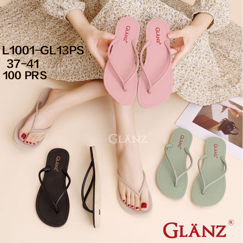 Sendal Jepit Jelly Tali Tipis Glanzton L1819-31