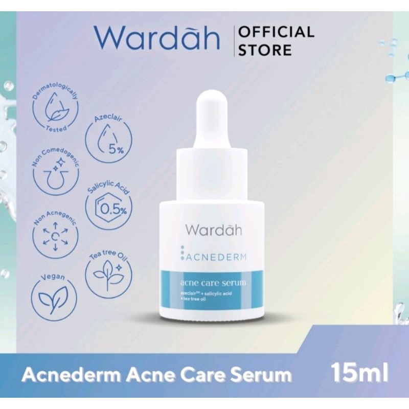 Wardah Acnederm Acne Care Serum 15ml Serum Jerawat.