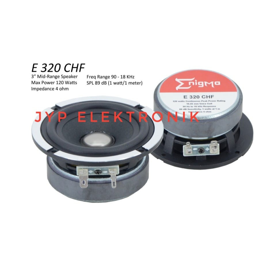 SPEAKER KOMPONEN ENIGMA E 320 CHF /E320CHF/ E-320 CHF 3 INCH