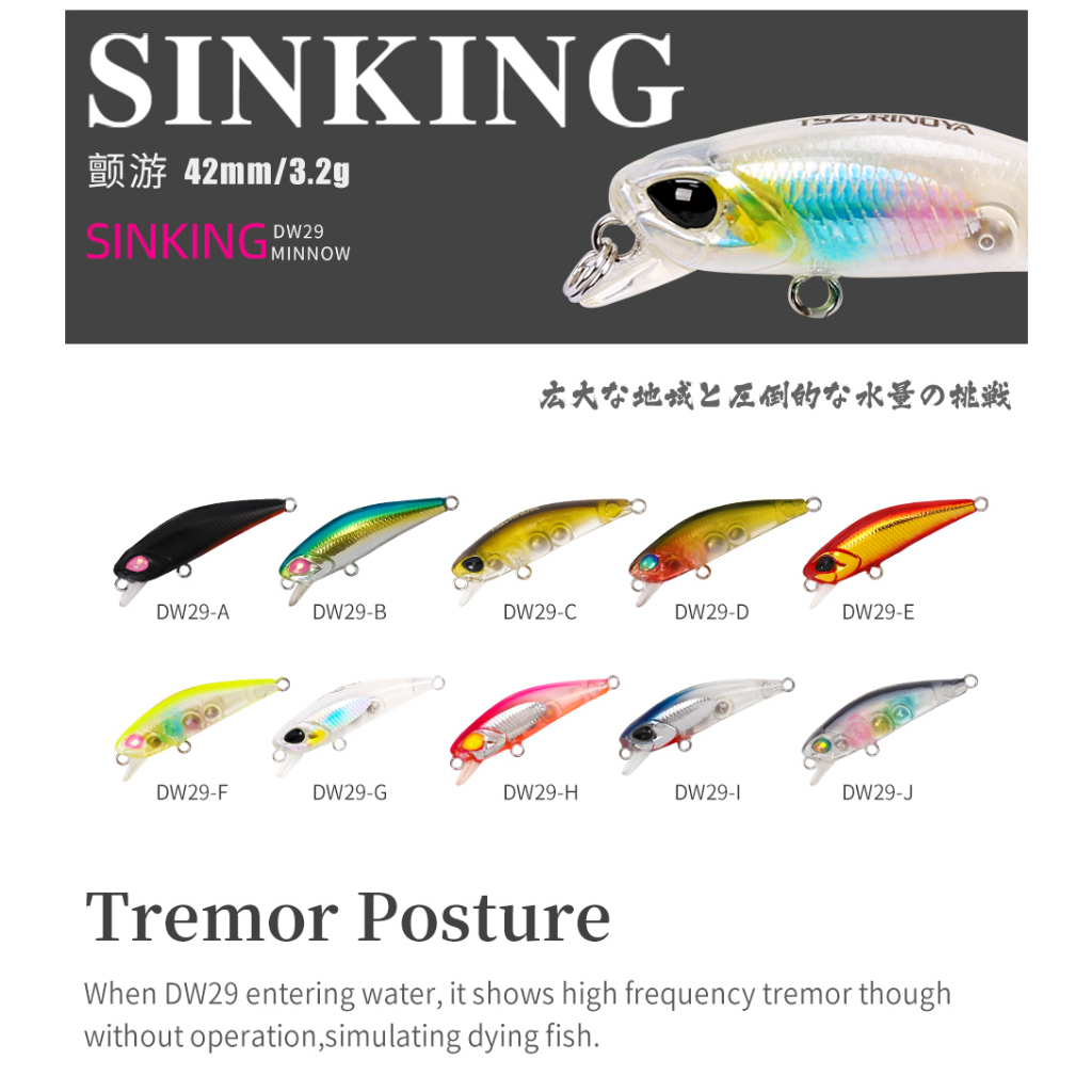 Umpan Casting Mini Minnow DW29