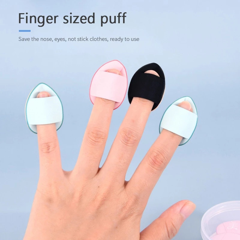 MAANGE Mini Finger Puff Foundation Powder Detail Sponge Makeup Premium Face Concealer Cream Blend Aksesoris Kosmetik Alat Make Up1331