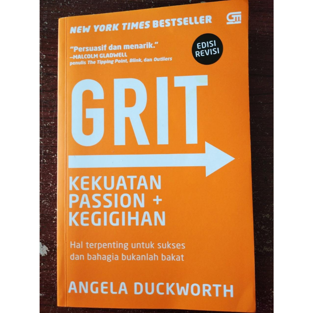 PRELOVED BUKU MOTIVASI GRIT - KEKUATAN PASSION+KEGIGIHAN - ANGELA DUCKWORTH