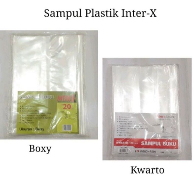 

SAMPUL BUKU INTERX FOLDER 20PCS / SAMPUL BUKU SEKOLAH
