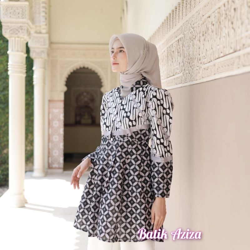Tunik Batik Wanita Motif ParangAyu by Batik Aziza