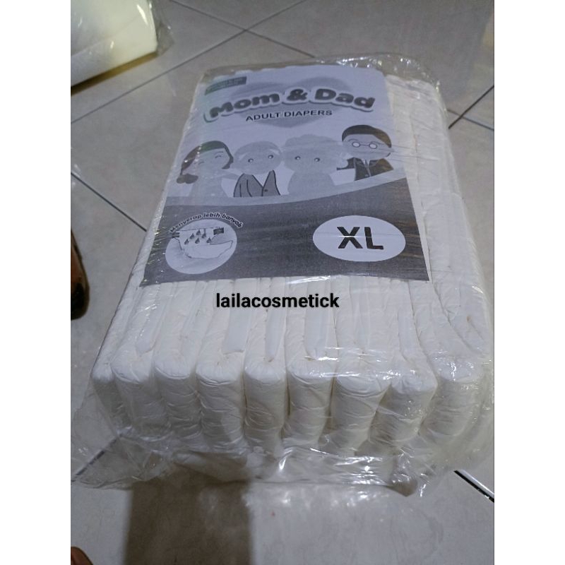 Mom & Dad Popok Dewasa Perekat ukuran M, L & XL , Popok DEWASA