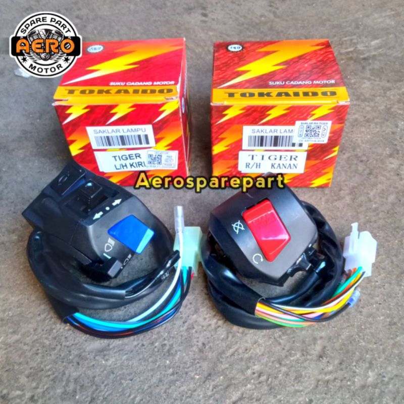 SAKLAR HOLDER TOMBOL KANAN KIRI HONDA TIGER TIGER OLD LAMA