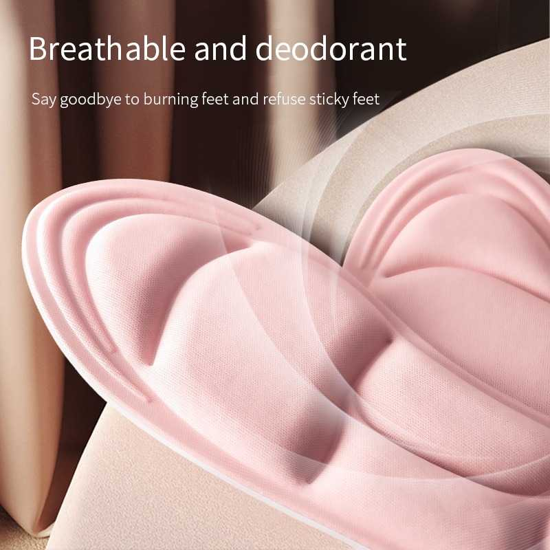 Insole Alas Sepatu 5D Masage Memory Foam Breathable Anti Slip Insol Pelindung Kaki Anti Lecet Berkualitas