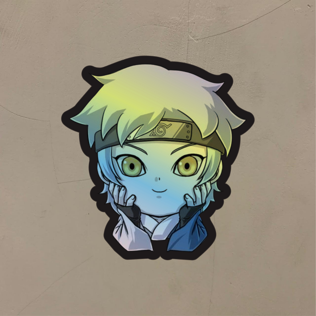 

Stiker Anime Hologram Mitsuki Boruto Case Hp dan Laptop 7 Cm
