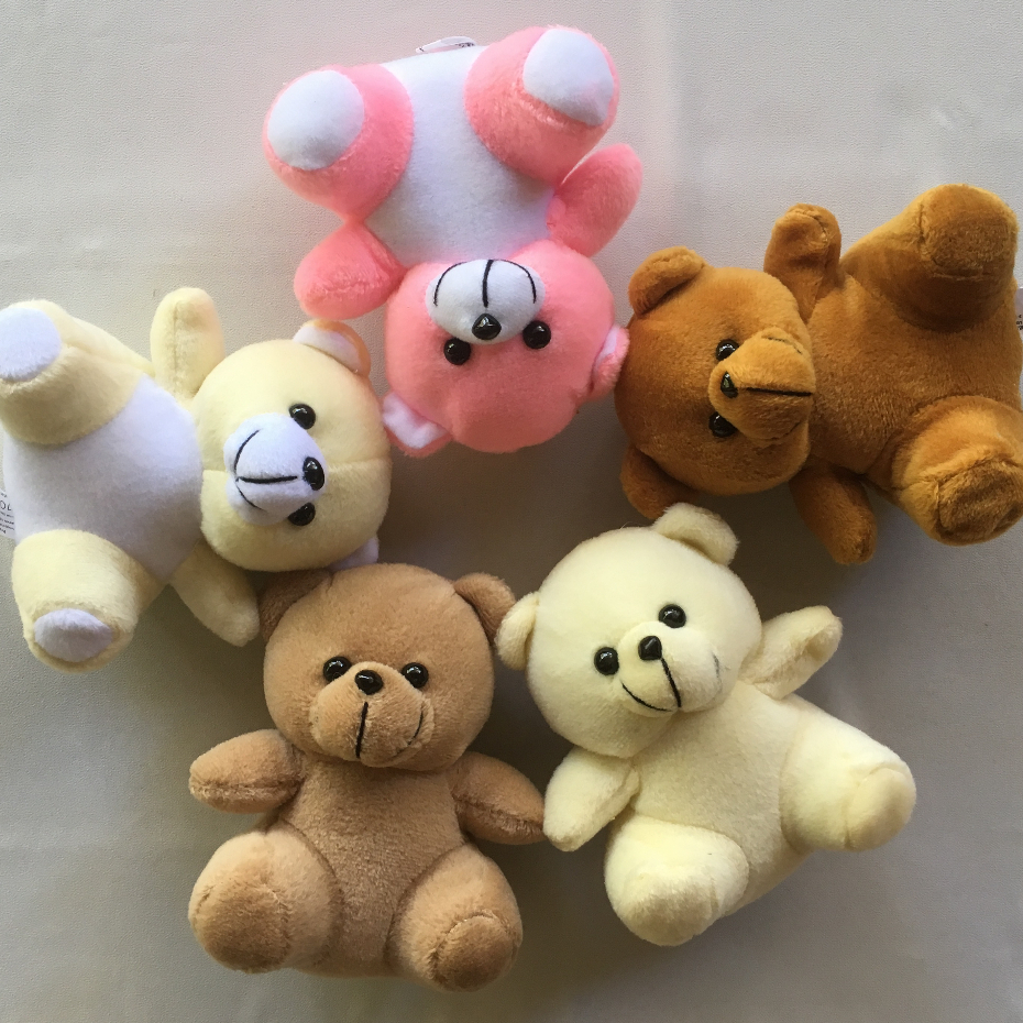 Boneka Beruang Mini 14cm - 15cm | Boneka Mini Buket | Bear Mini Beruang Polos Kecil  | Boneka Wisuda