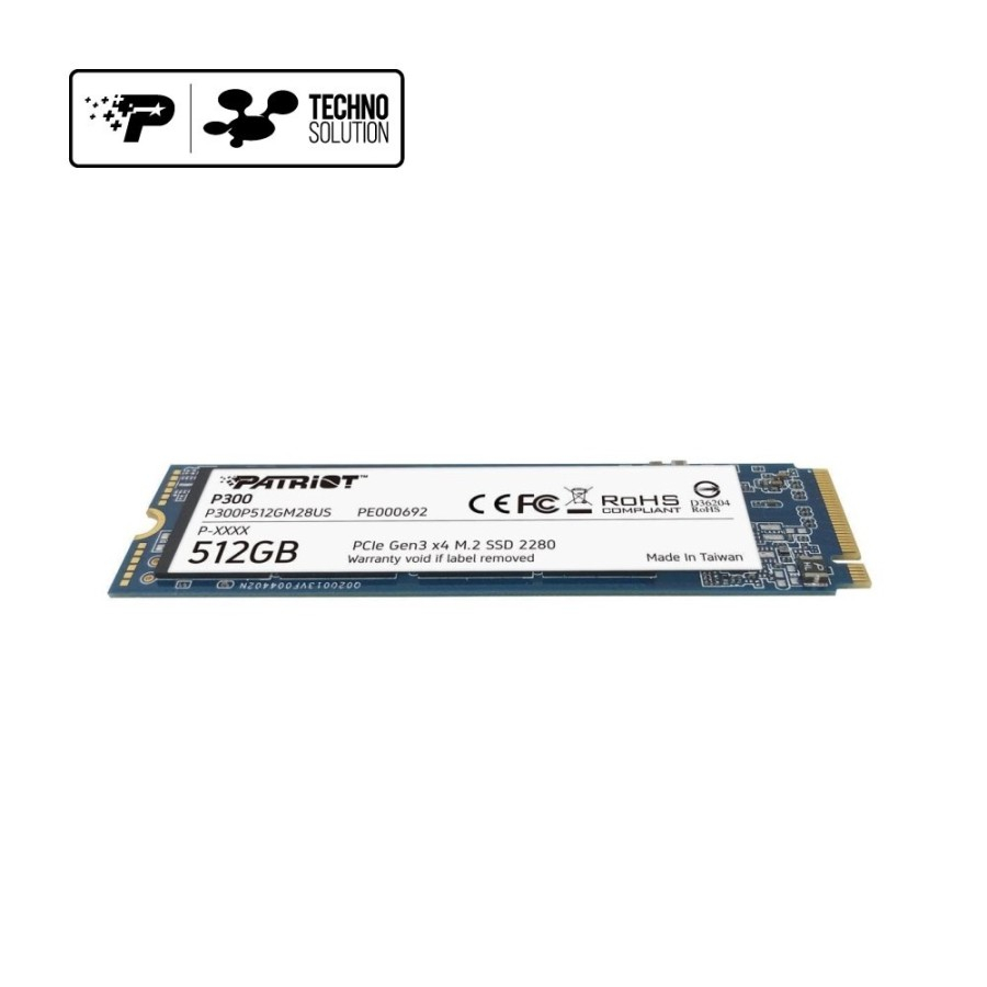 Patriot SSD P300 M.2 2280 PCI-e Gen.3 x 4 (NVMe 1.3) 512 GB